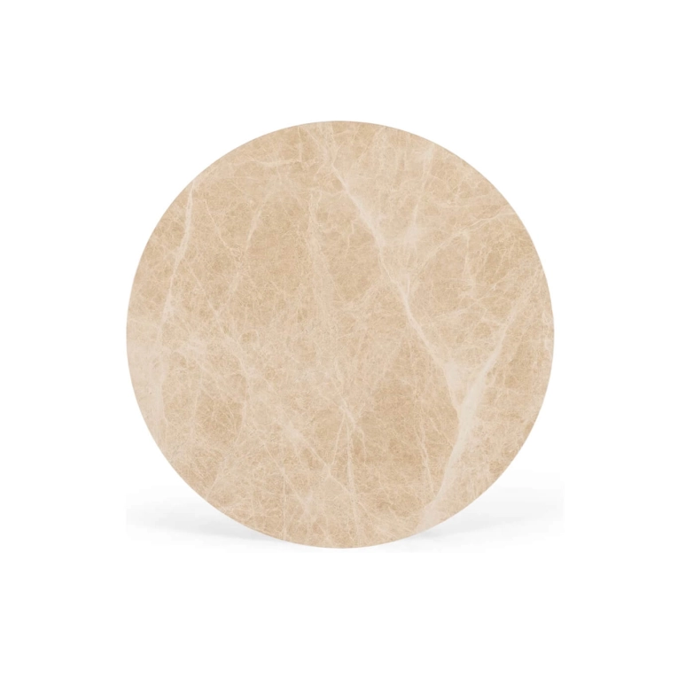 Coffee Table SAARINEN Emperador Light High-gloss marble KNOLL