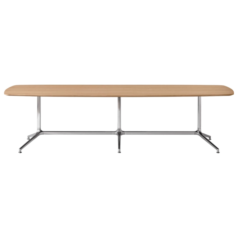 Contract Table SWIVEL TABLE 438 Large Light Oak VIPP