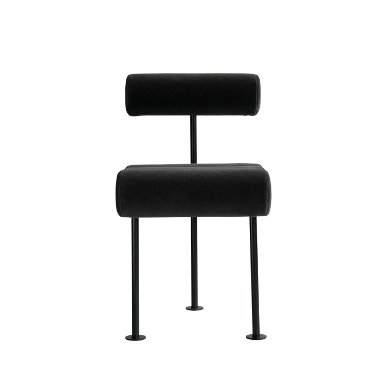 Dining Chair HIRO Peat/Black 101 COPENHAGEN
