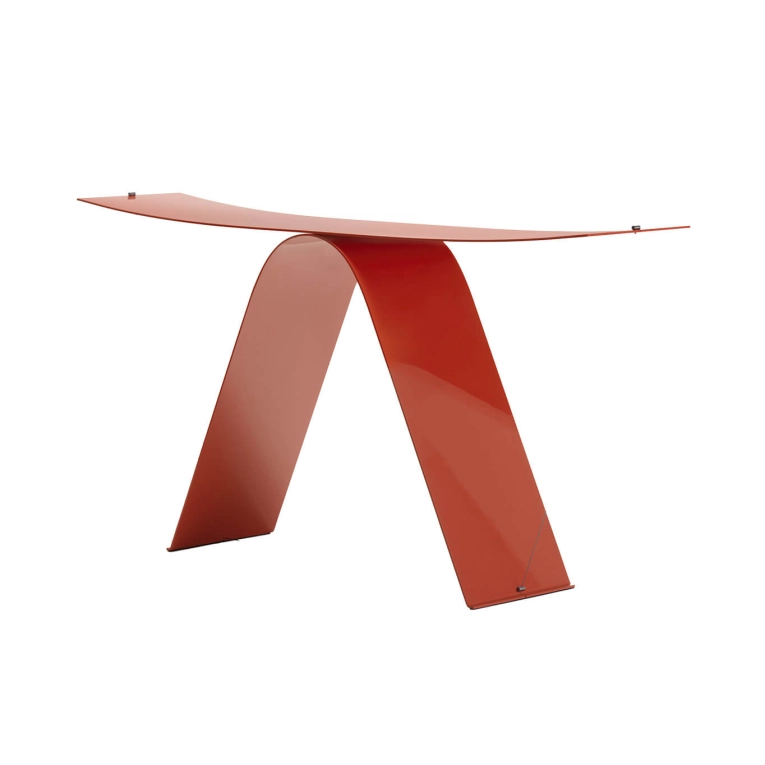 Console table EQUILIBRIUM Coral Red MDF ITALIA