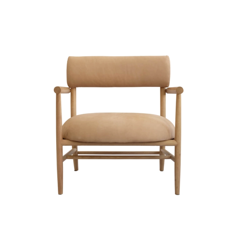 Easy chair NAMA Lounge Nubuck/Natural oak 101 COPENHAGEN
