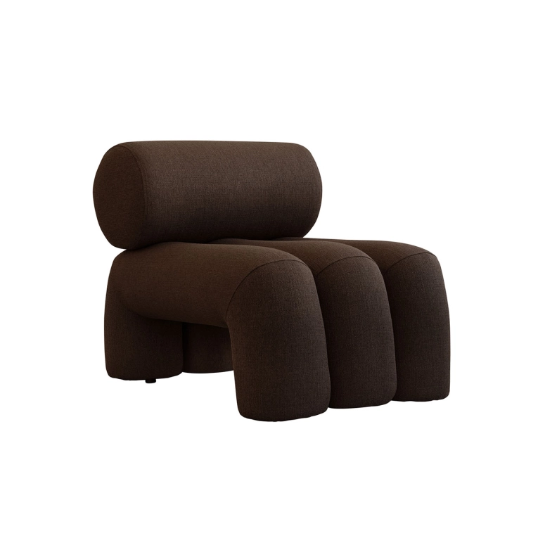 Easy chair FOKU Dark brown 101 COPENHAGEN