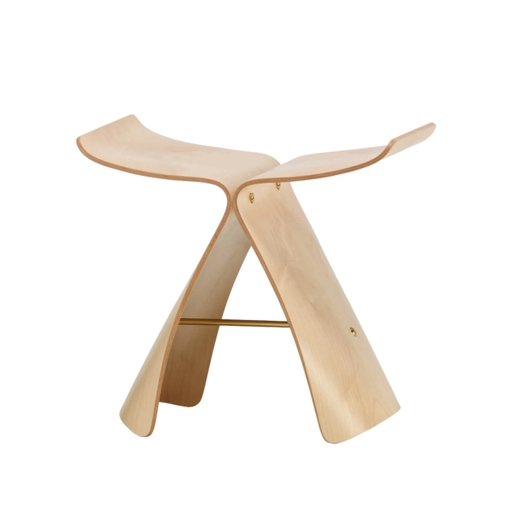 Tabouret BUTTERFLY STOOL Érable VITRA