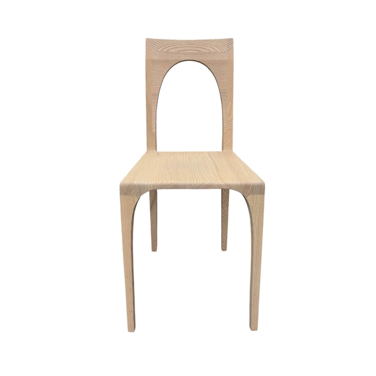 Chaise GIO Chêne Blanchi PAOLO CASTELLI