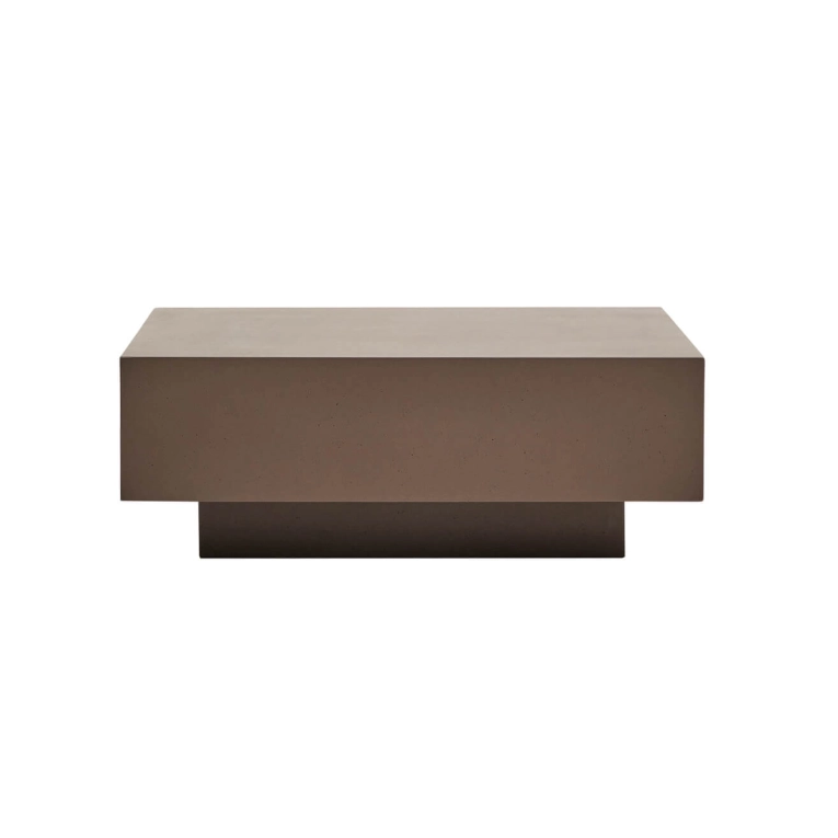 Table basse RUSTELLA 80x60 Marron KAVE HOME