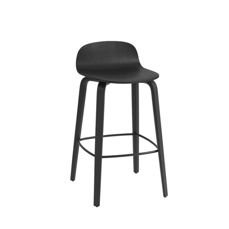 Tabouret haut VISU BARSTOOL Noir MUUTO