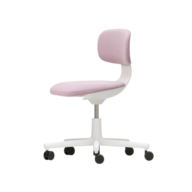 Fauteuil de bureau ROOKIE Rose/gris sierra 15 / gris clair VITRA