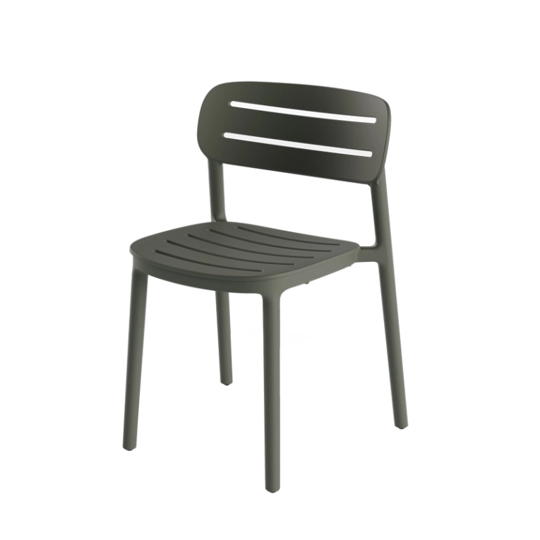 Chaise extérieur CROISETTE Anthracite SERRALUNGA