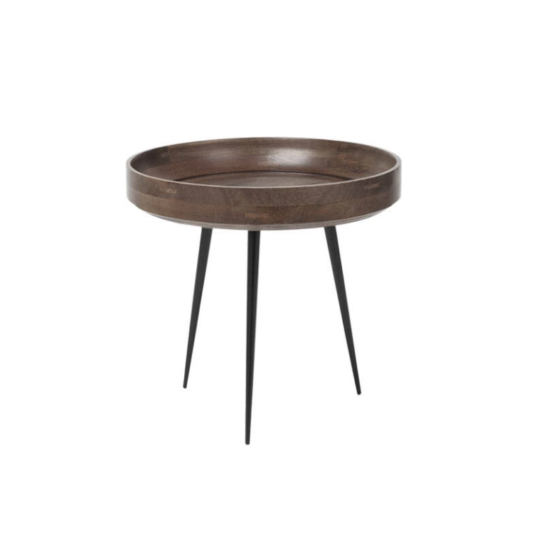 Table d'appoint guéridon BOWL Small Sirka gris MATER