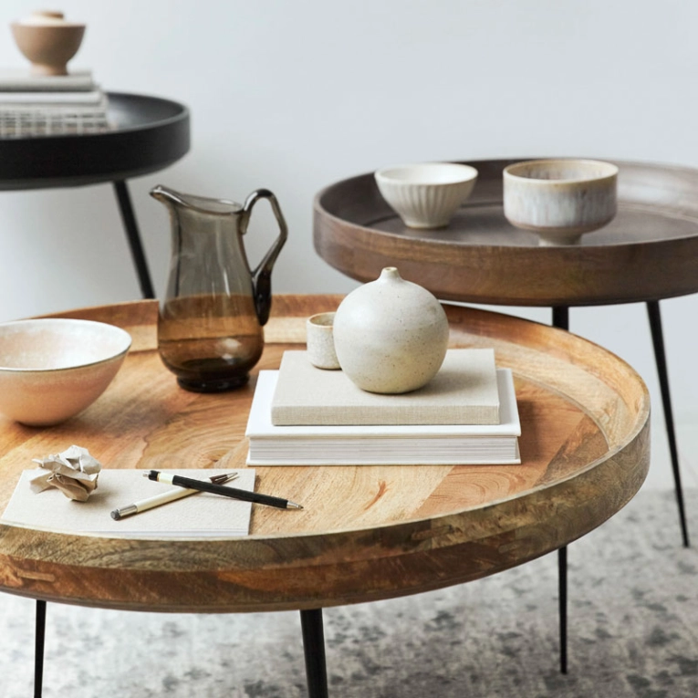 Table basse BOWL Large Noir MATER