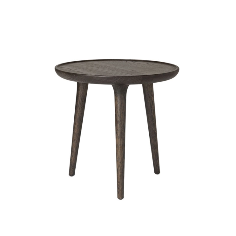 Table d'appoint guéridon ACCENT Small Chêne Sirka gris MATER