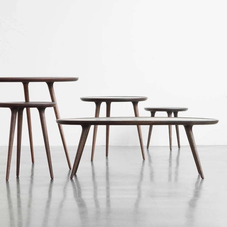 Table basse ACCENT Oval Chêne laqué mat MATER