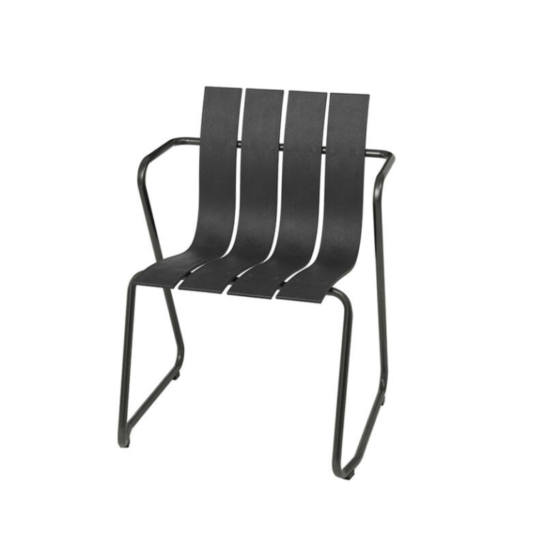 Chaise extérieur Chaise OCEAN Noir MATER