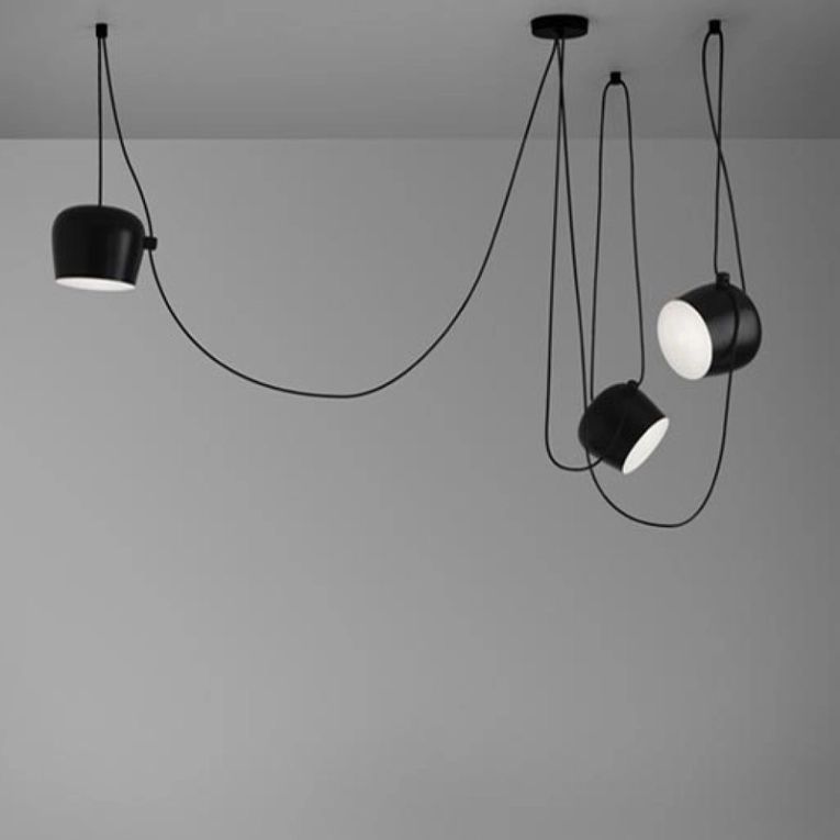 Accessoire luminaire AIM Rosace multiple Noir FLOS