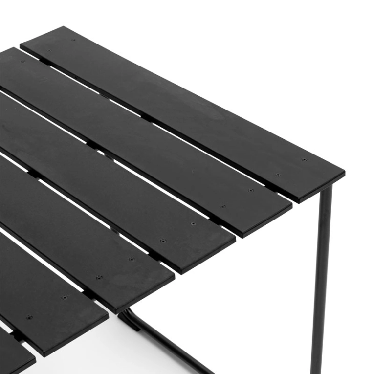 Table extérieur Table OCEAN 4 personnes Noir MATER