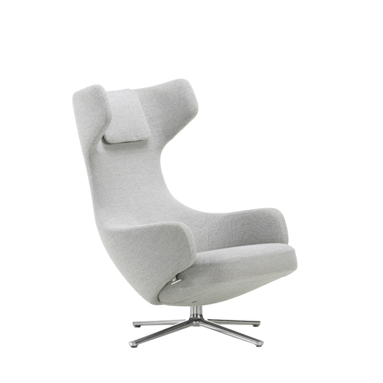 Fauteuil GRAND REPOS Dumet ginger/ gris VITRA
