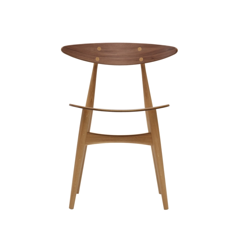 Chaise CH33T Chêne & noyer huilé CARL HANSEN