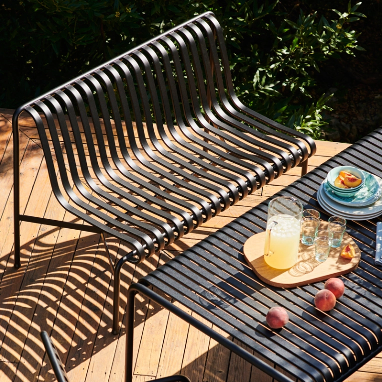 Banc PALISSADE sans accoudoirs Anthracite HAY