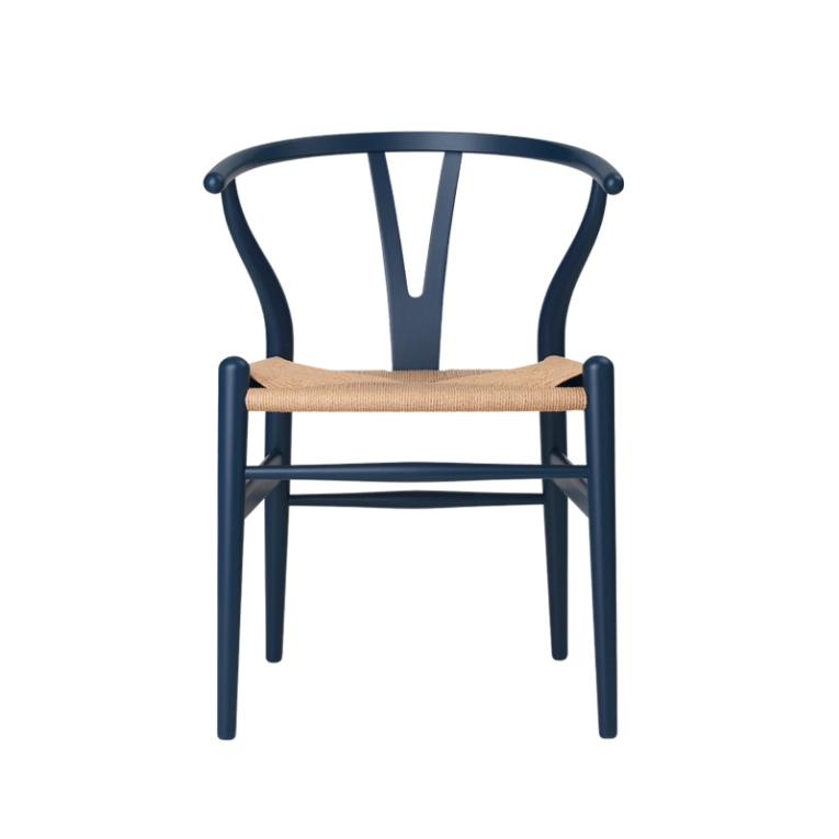 Chaise CH24 SOFT Bleu soft CARL HANSEN