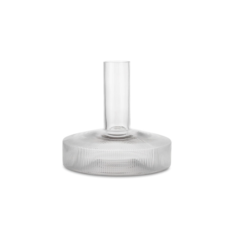 Carafe & verre Carafe à vin RIPPLE Transparent FERM LIVING
