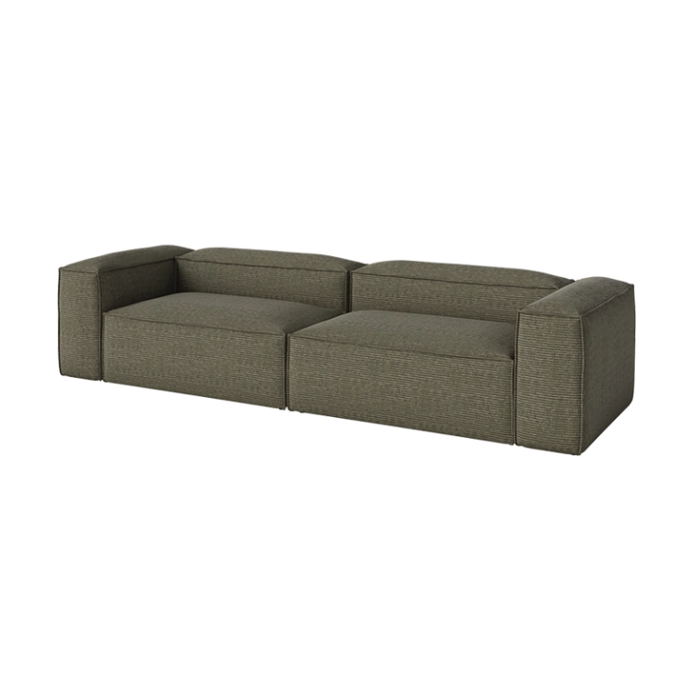 Canapé COSIMA L 300 - 2 modules profondeur 100 Globa dust green BOLIA