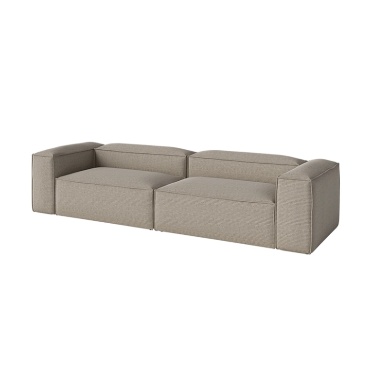 Canapé COSIMA L 300 - 2 modules profondeur 100 Globa sand BOLIA