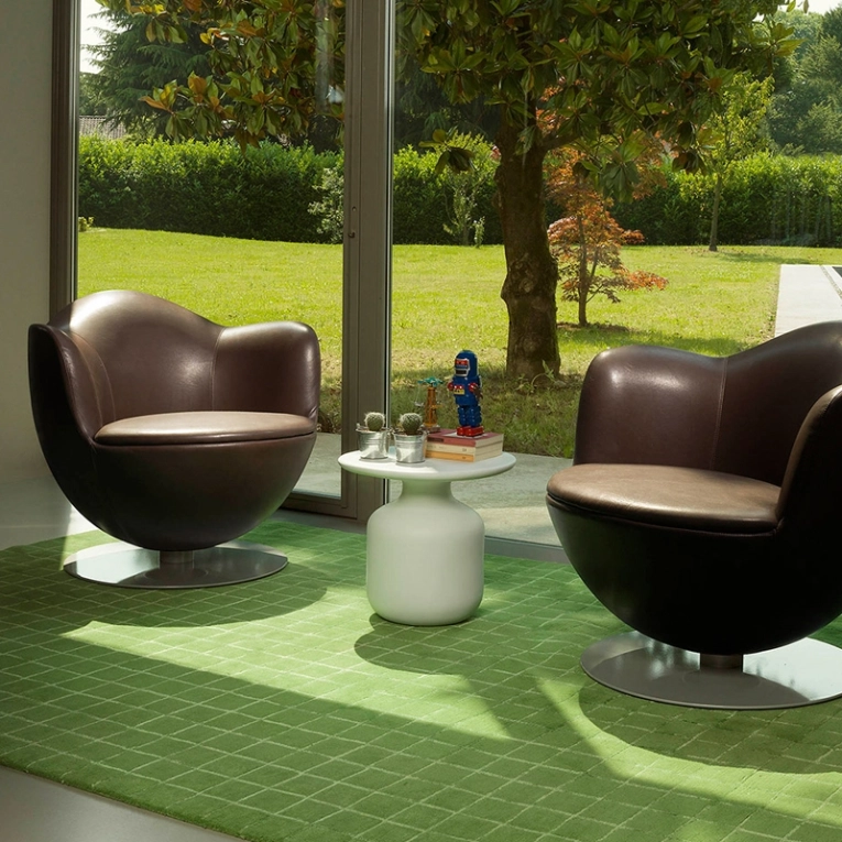 Table d'appoint guéridon MINI BOTTLE Noir CAPPELLINI