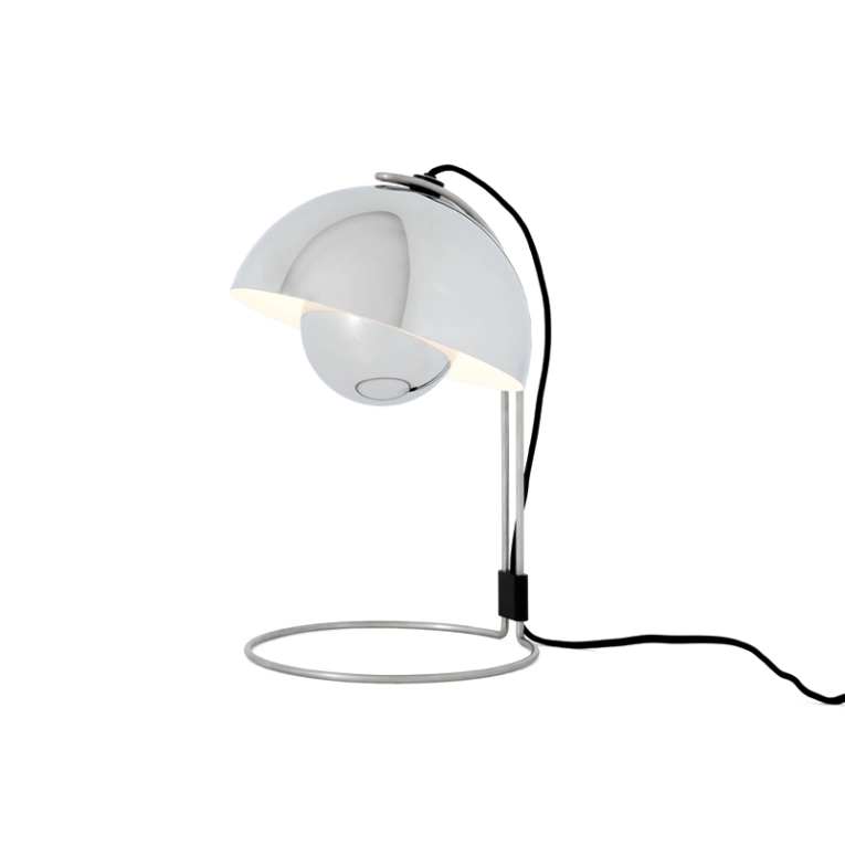 Lampe à poser FLOWERPOT VP4 Chrome AND TRADITION