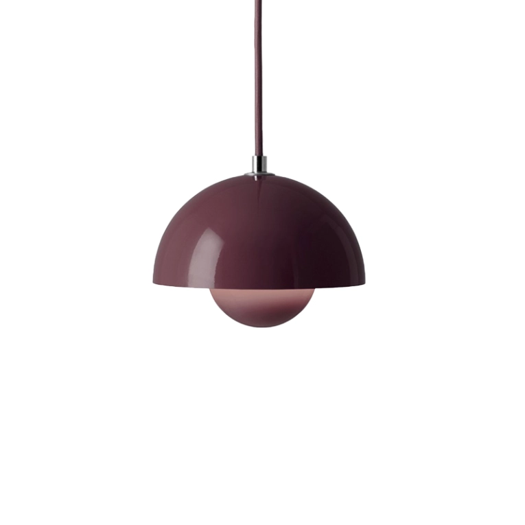 Suspension FLOWERPOT VP10 Prune foncé AND TRADITION