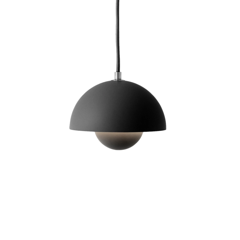 Suspension FLOWERPOT VP10 Noir mat AND TRADITION