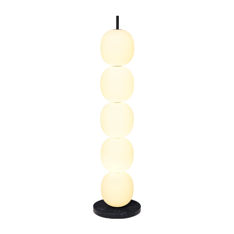 Lampadaire MAINKAI FLOOR Marbre Marquina noir MAN OF PARTS
