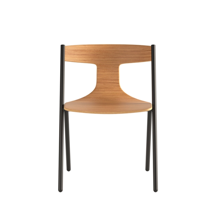 Chaise QUADRA Chêne naturel VICCARBE
