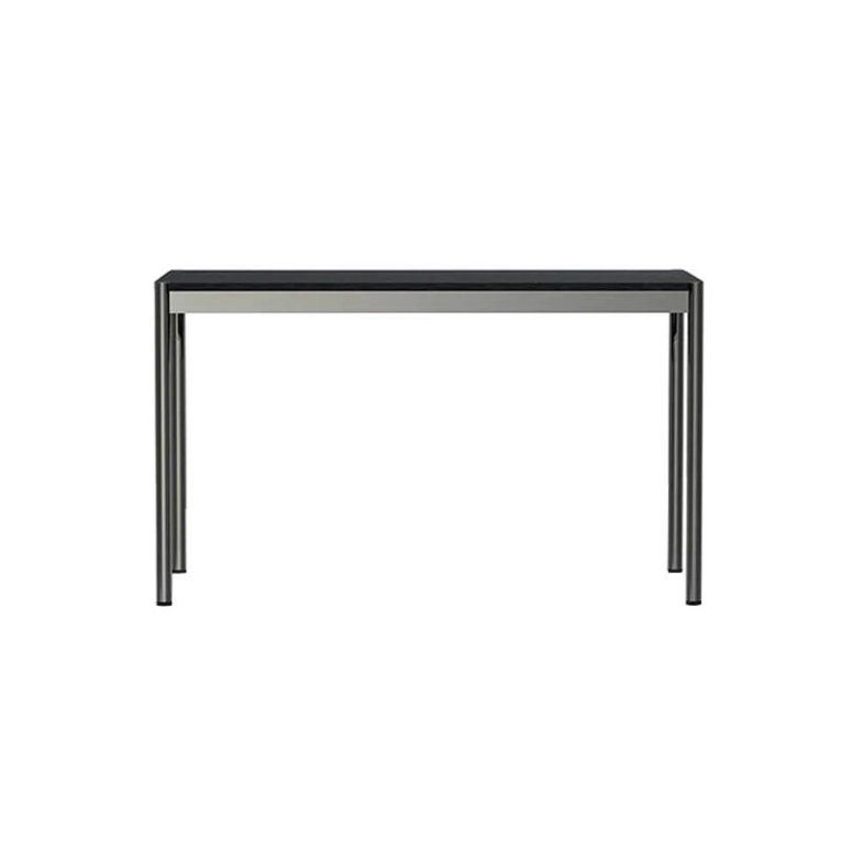 Bureau USM HALLER L125 étroite Linoléum noir USM HALLER