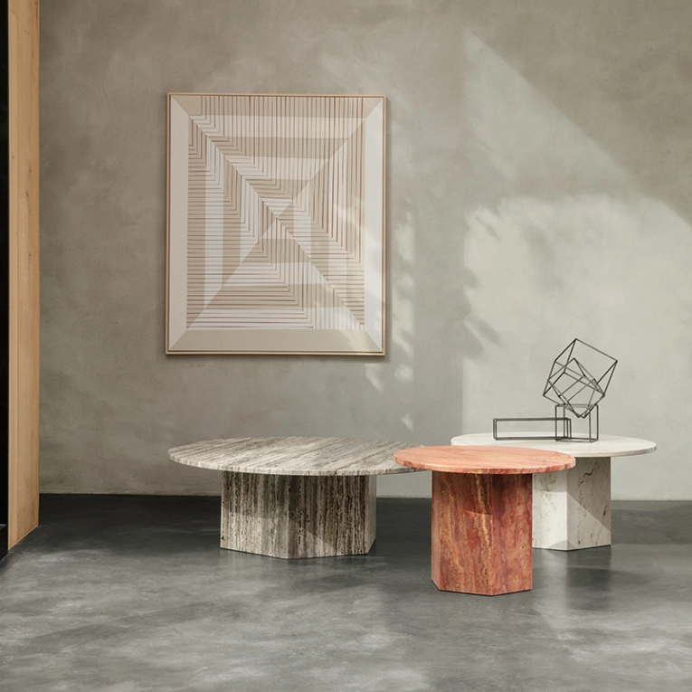 Table basse EPIC COFFEE Rouge brûlé GUBI