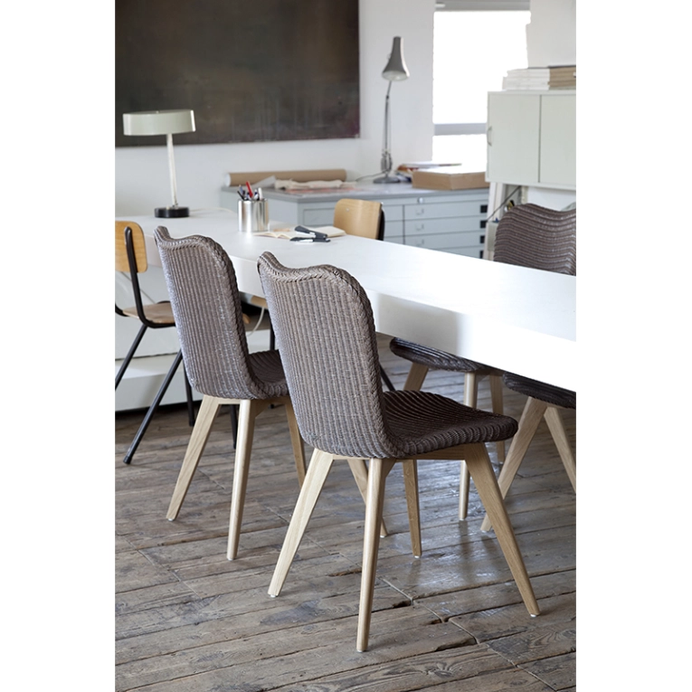 Chaise LILY Base chêne Noir VINCENT SHEPPARD