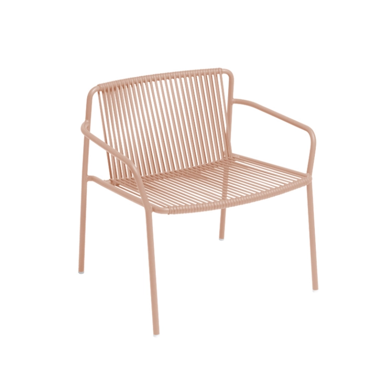 Fauteuil extérieur TRIBECA 3669 Rose saumon PEDRALI
