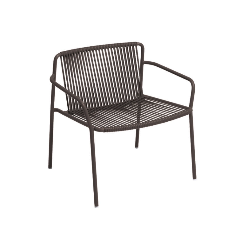 Fauteuil extérieur TRIBECA 3669 Marron PEDRALI