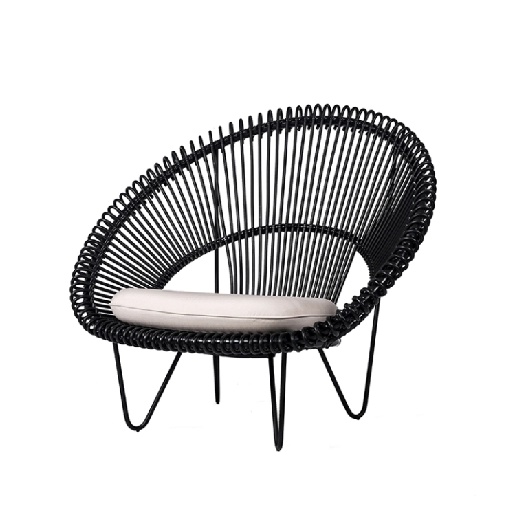 Fauteuil extérieur Fauteuil ROY COCOON Noir VINCENT SHEPPARD