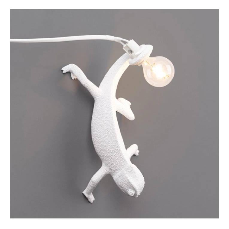 Applique CHAMELEON GOING DOWN USB Blanc SELETTI