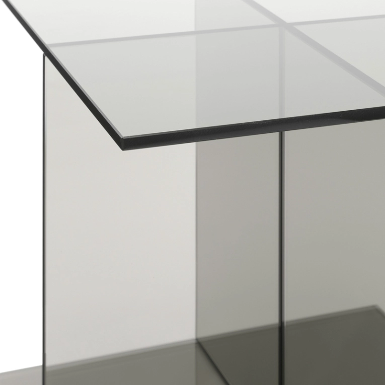 Table d'appoint guéridon CT08 VIER Gris E15