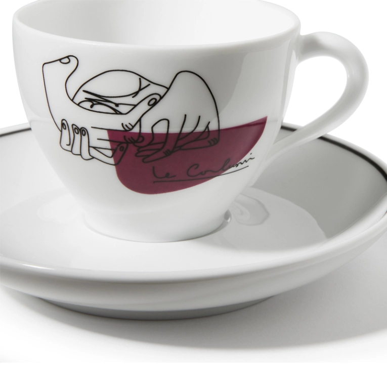 Café & Thé Service à café pour 2 PRUNIER Blanc CASSINA