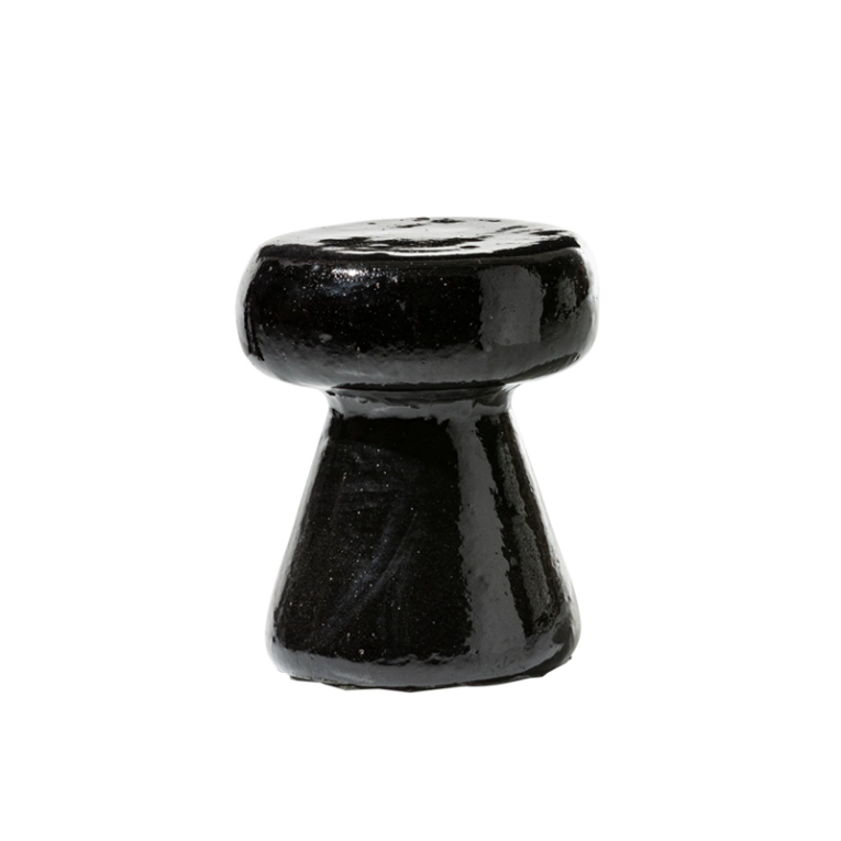 Table basse extérieur Guéridon INOUT 44 Noir GERVASONI
