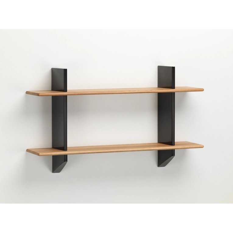 Etagère RAYONNAGE MURAL Chêne naturel/ noir VITRA