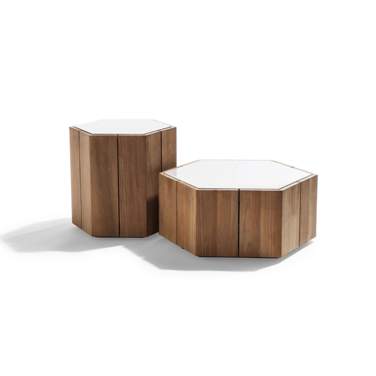 Table basse extérieur Table basse HEXAGON Lin TRIBU