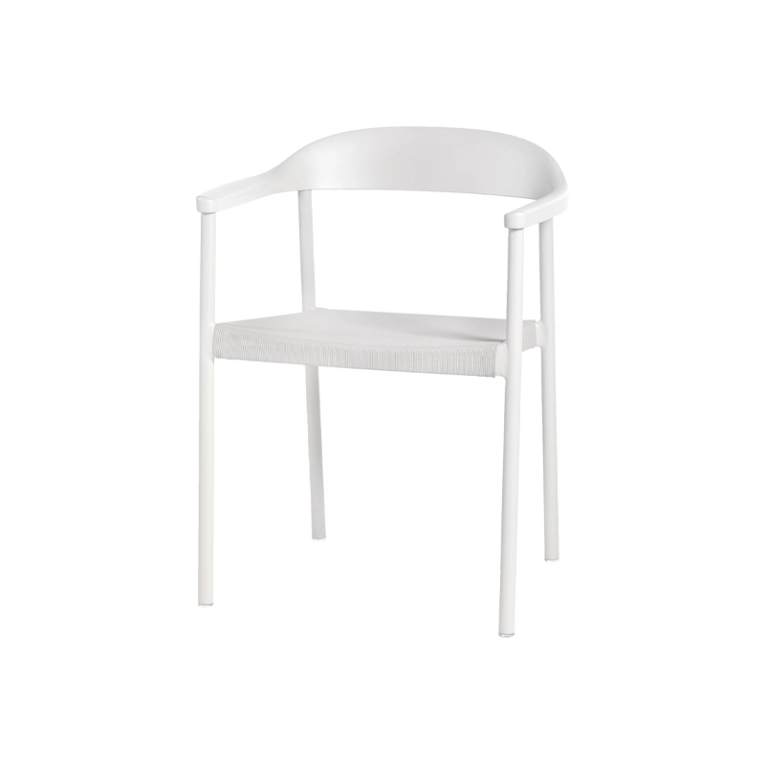 Chaise extérieur Petit fauteuil ILLUM Blanc TRIBU