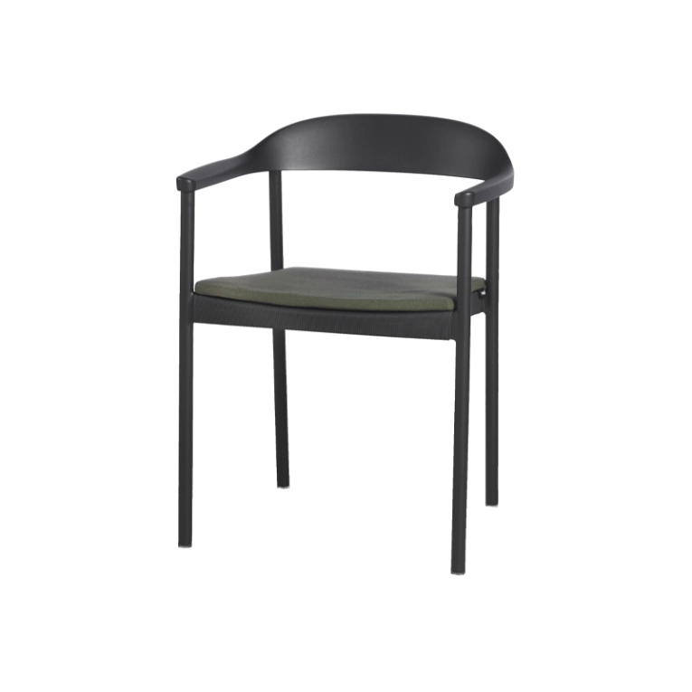 Chaise extérieur Petit fauteuil ILLUM Wengé TRIBU