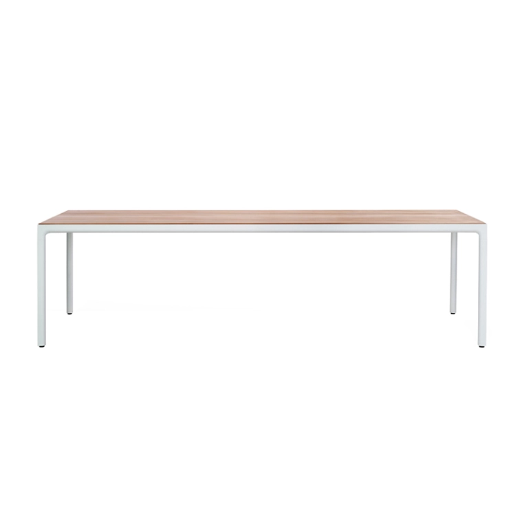 Table extérieur Table ILLUM L 267 Teck/Blanc TRIBU