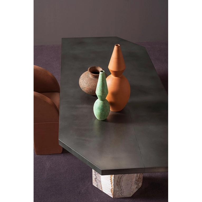Table JUPITER L 240 Alpacca BAXTER MADE IN ITALY