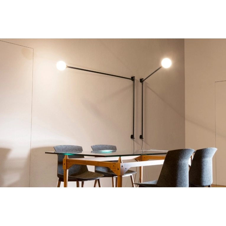 Applique POTENCE PIVOTANTE Noir NEMO LIGHTING