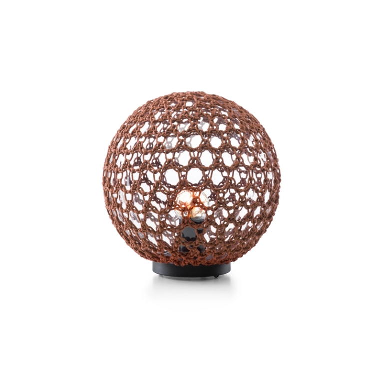 Lampe à poser MONSIEUR LEBONNET Ø 40 Brique TRIBU